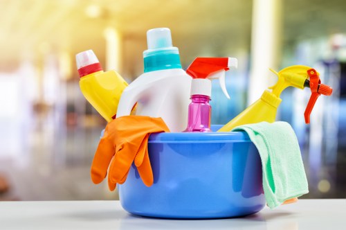 Move in cleaning in a new empty home before unpacking
