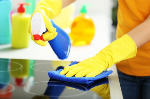 Deep office cleaning for carpets and hidden areas