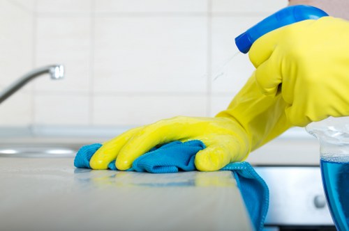 Protective PPE laid out for use during hazardous tasks