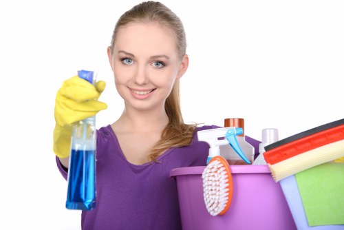 Detailed move in cleaning of kitchen cabinets and countertops